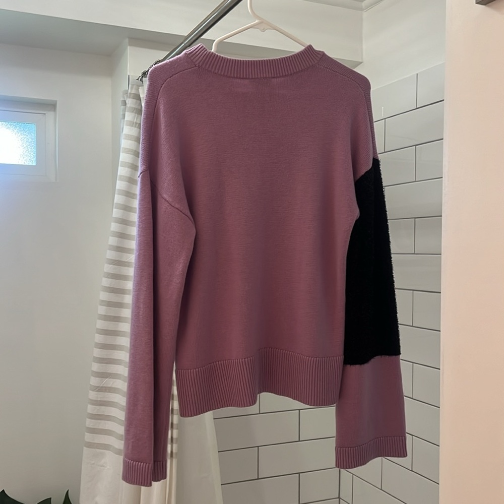 Kate Spade Wool Panther Sweater Size L 🖤💜 - Picture 4 of 6